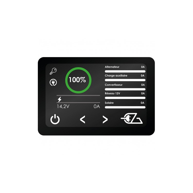 1 - Écran de télécommande Eza pour batterie au lithium